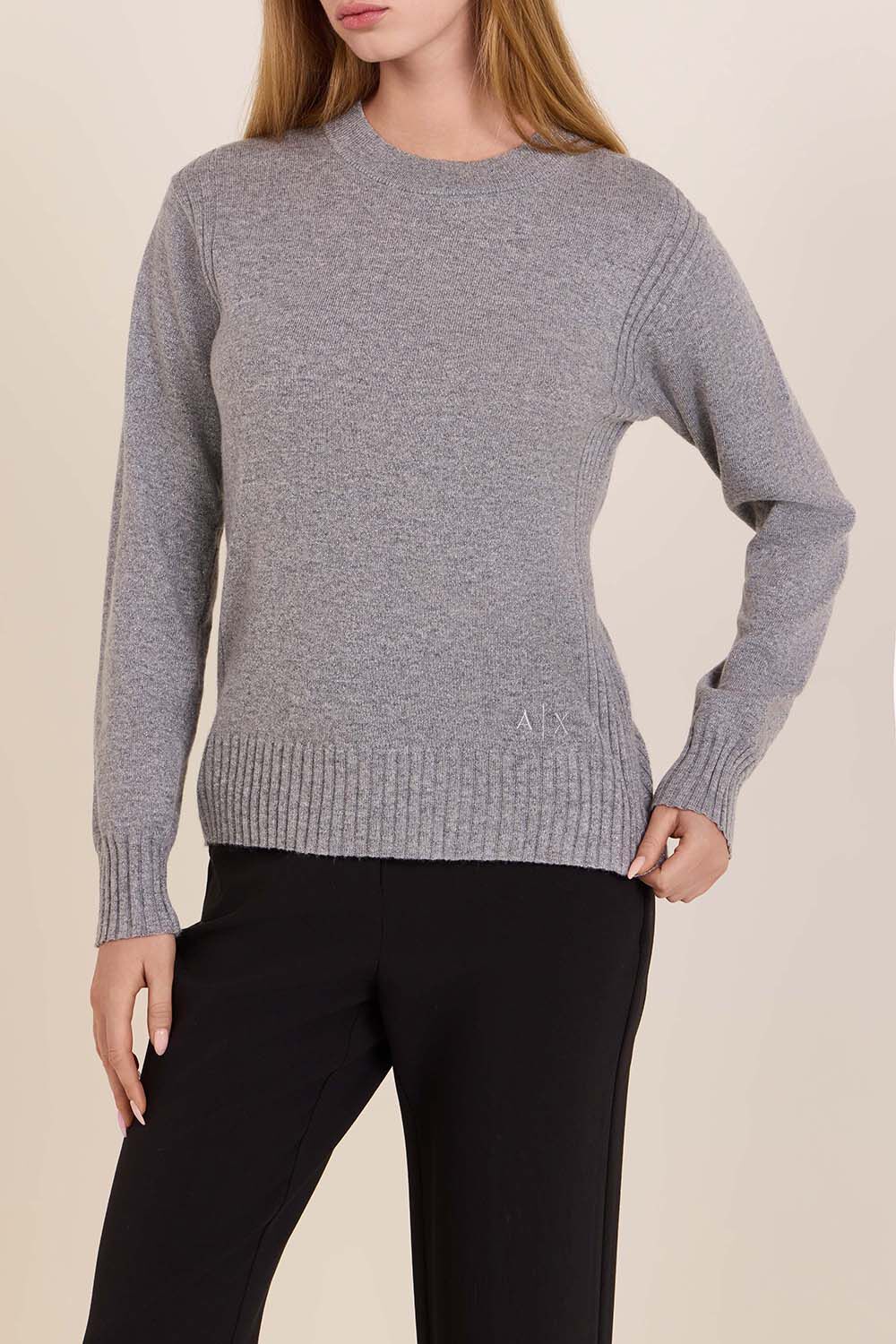 ARMANI EXCHANGE סריג ויסקוזה וצמר