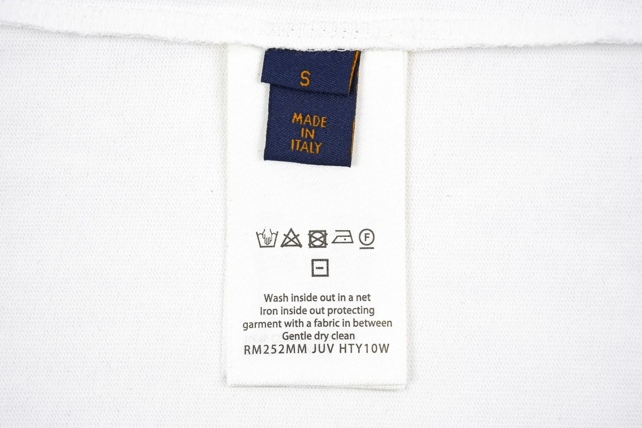 Louis Vuitton White Embroidered Crewneck T-Shirt product photo from LabelPicks