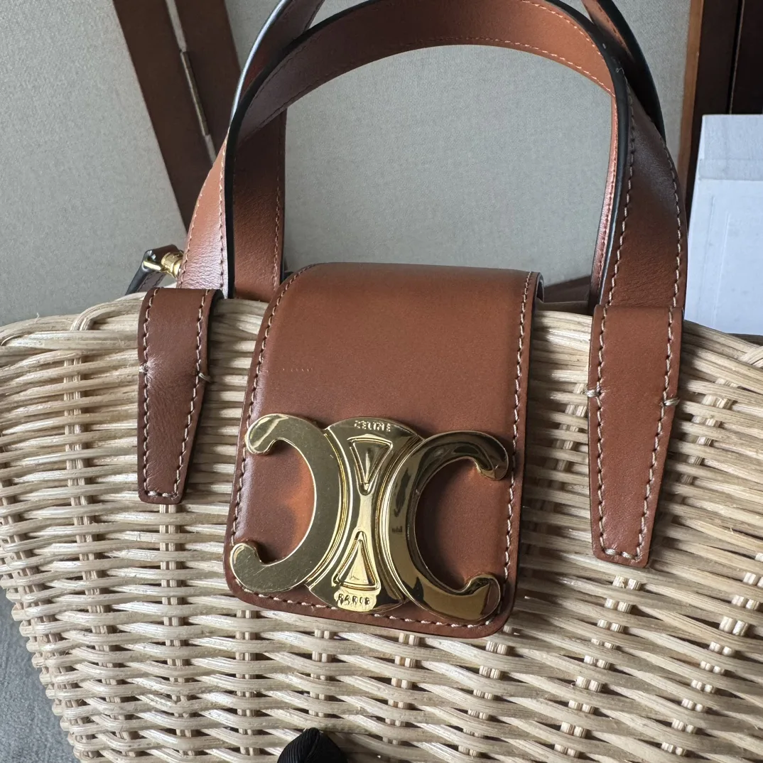 Celine Straw Woven Shoulder Bag product photo from LabelPicks