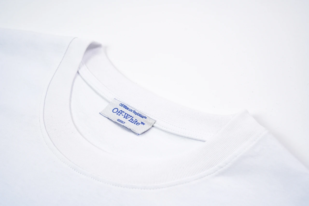 Off-White White Blue Spray Arrow T-Shirt product photo from LabelPicks