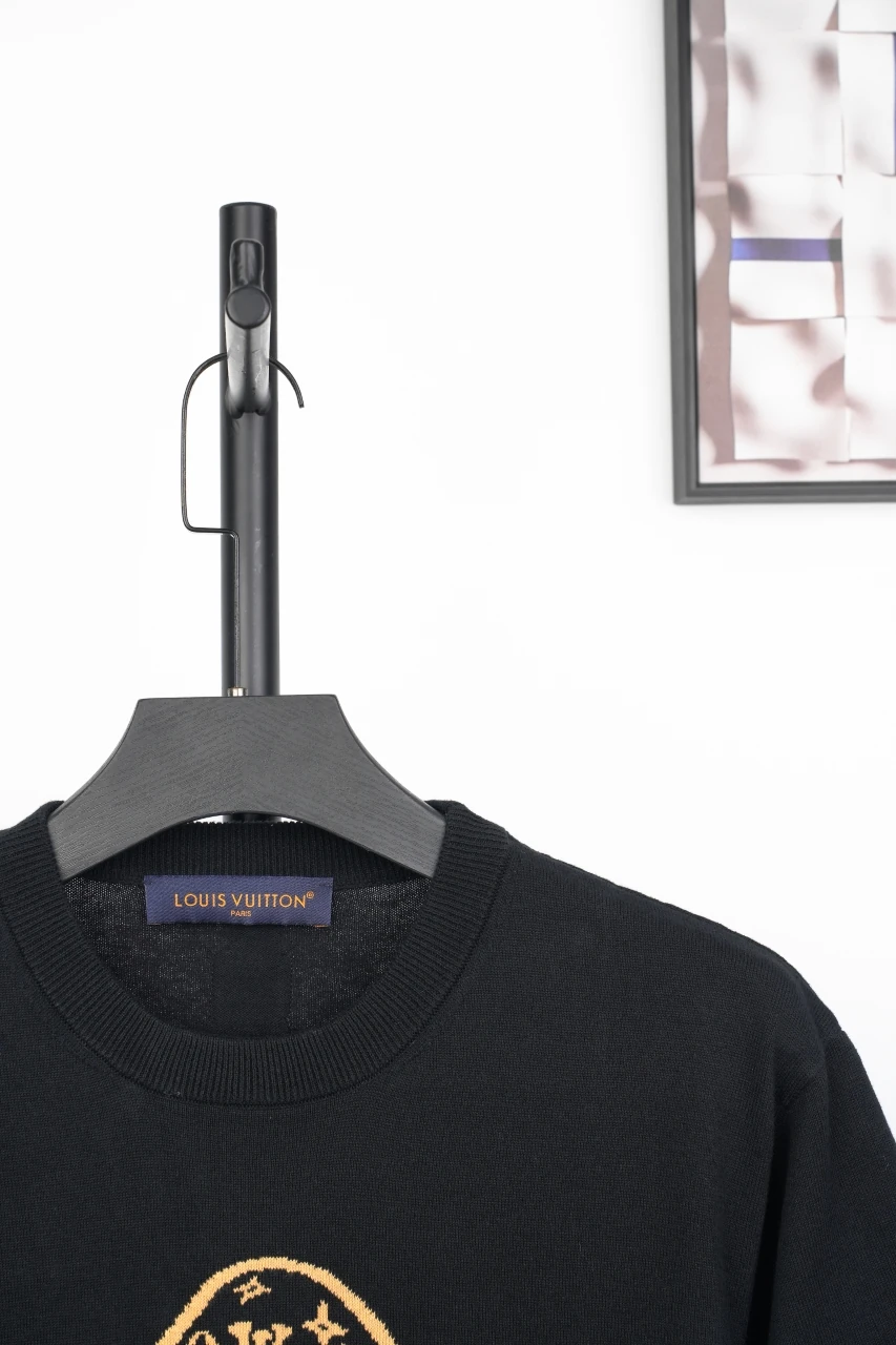 Louis Vuitton Black Monogram Mushroom Jacquard T-Shirt product photo from LabelPicks