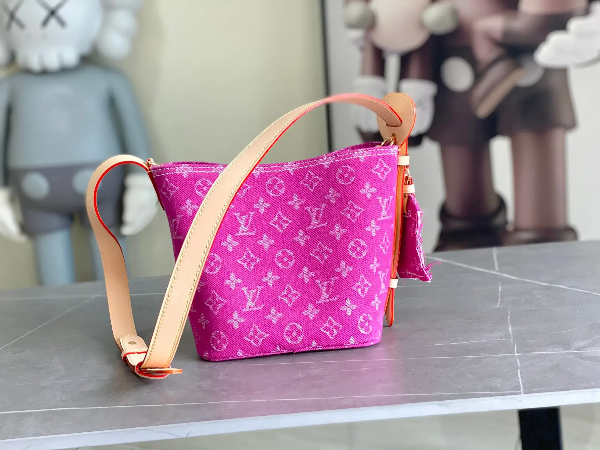 Louis Vuitton Denim Bucket Bag product photo from LabelPicks