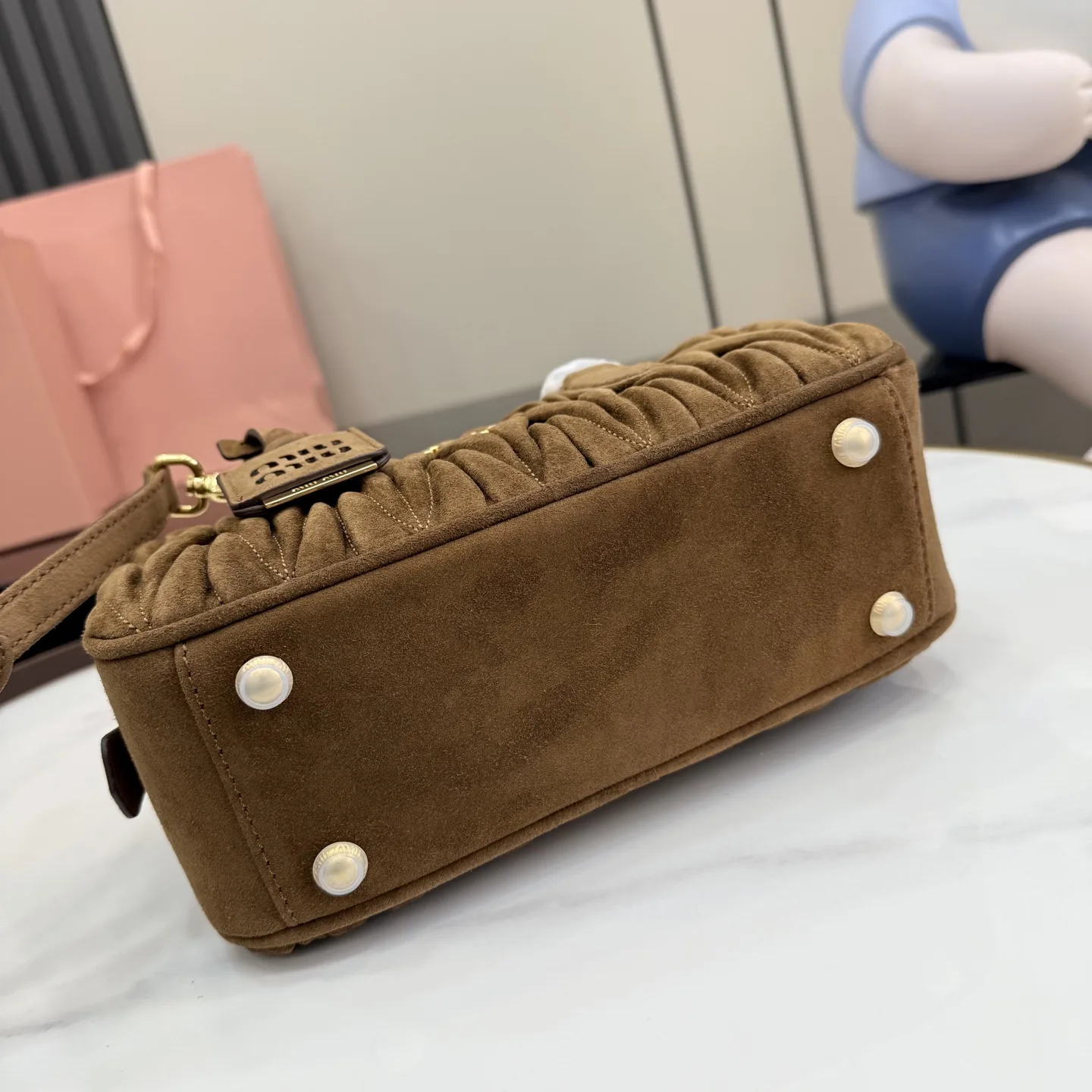 Miu Miu Arcadie Calfskin Top Handle Bag product photo from LabelPicks