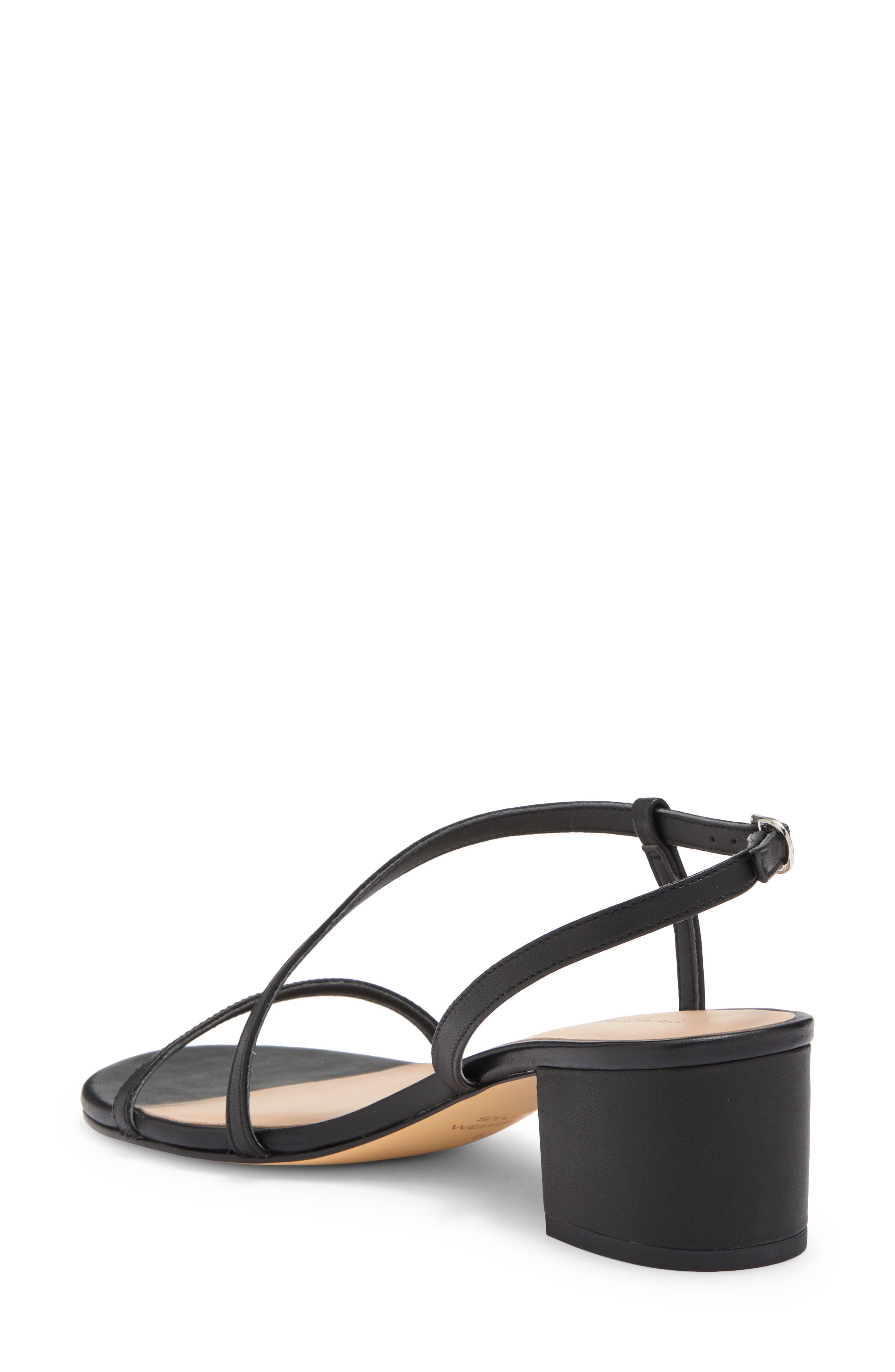 Stuart Weitzman Aliza Block Heel Sandal