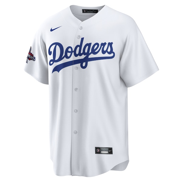 Los Angeles Dodgers Nike 2024 World Series Champions Home Custom Replica Jersey - White