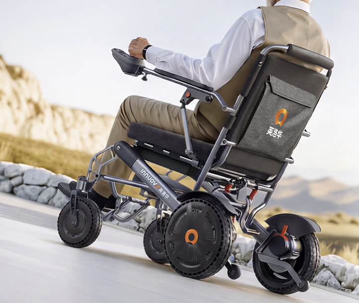 INLUOWA Electric Wheelchair Wheel Chair Brand New Foldable - GreshamTech