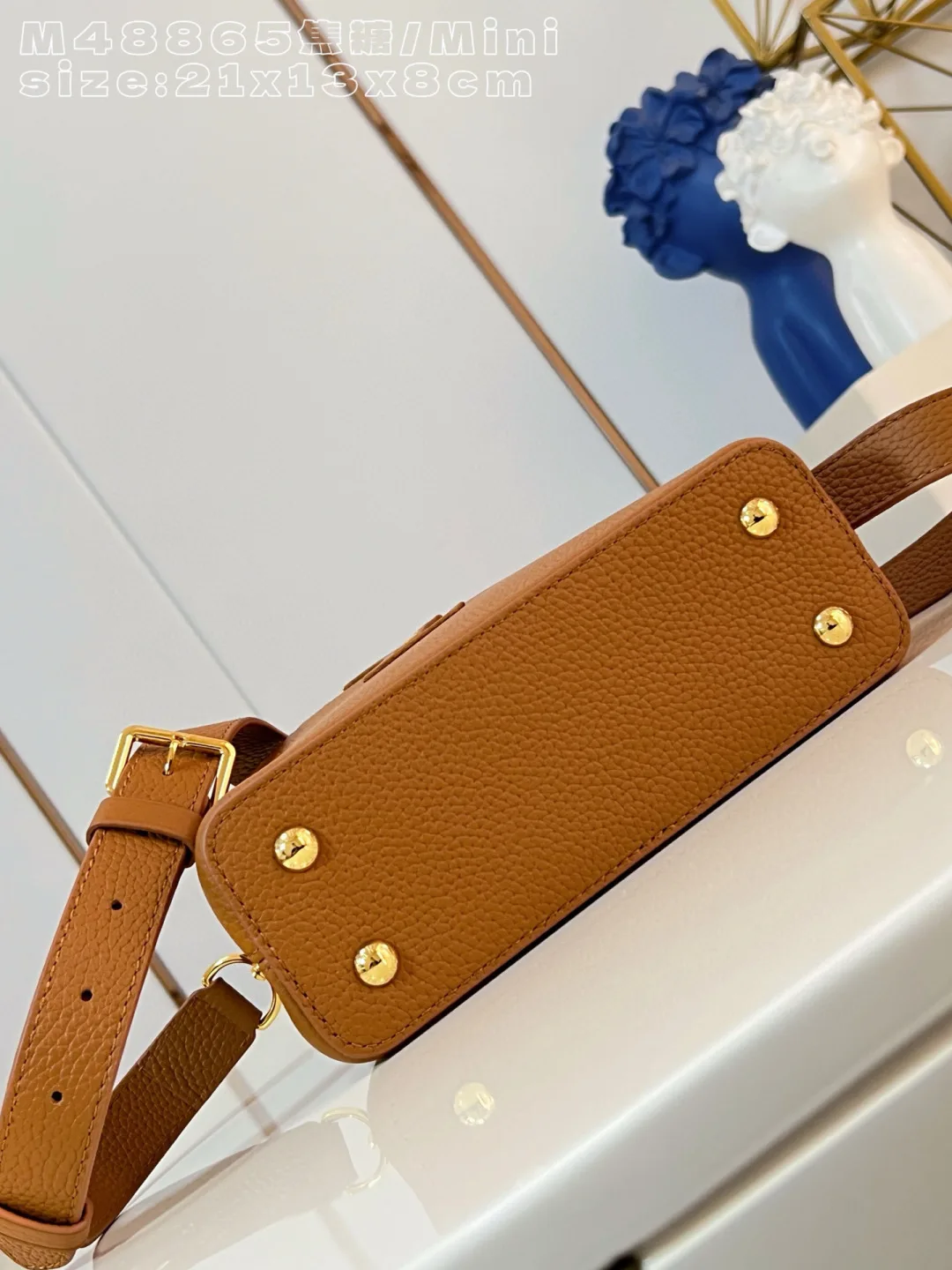 Louis Vuitton Capucines Brown Calfskin Crossbody Bag product photo from LabelPicks