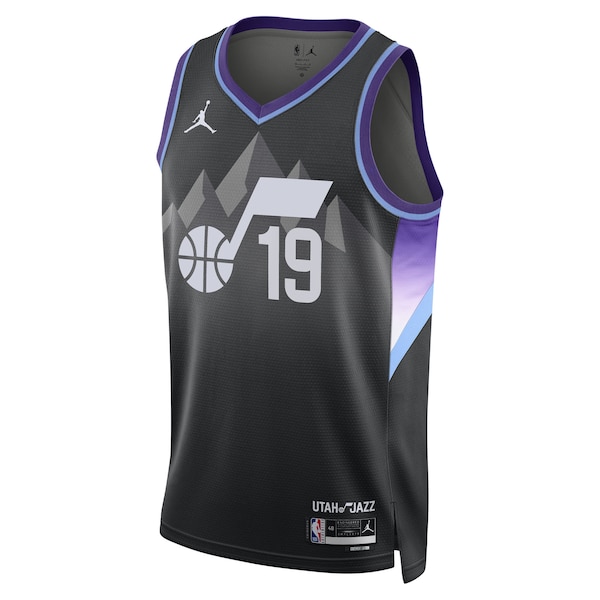 Ace Bailey Utah Jazz Jordan Brand Unisex Swingman Player Jersey - Statement Edition - Black