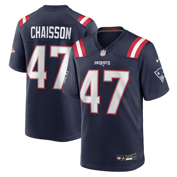 K'Lavon Chaisson New England Patriots Nike Team Game Jersey -  Navy