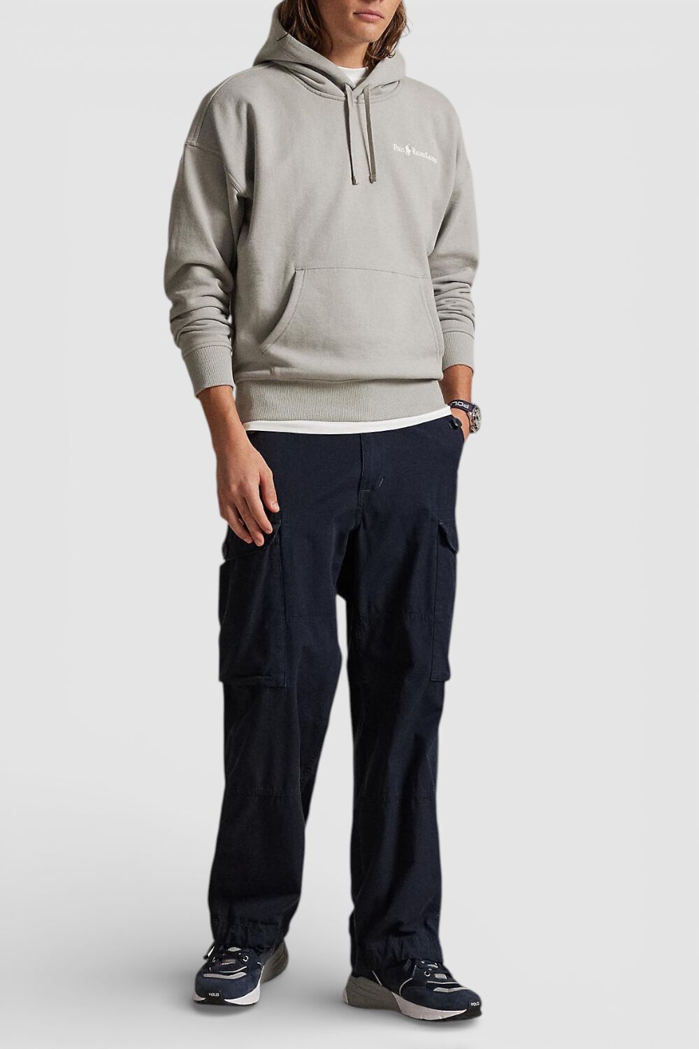 POLO RALPH LAUREN סווטשירט קפוצ'ון