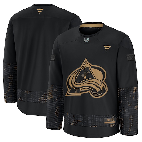 Colorado Avalanche  2024 Military Appreciation Practice Jersey - Black