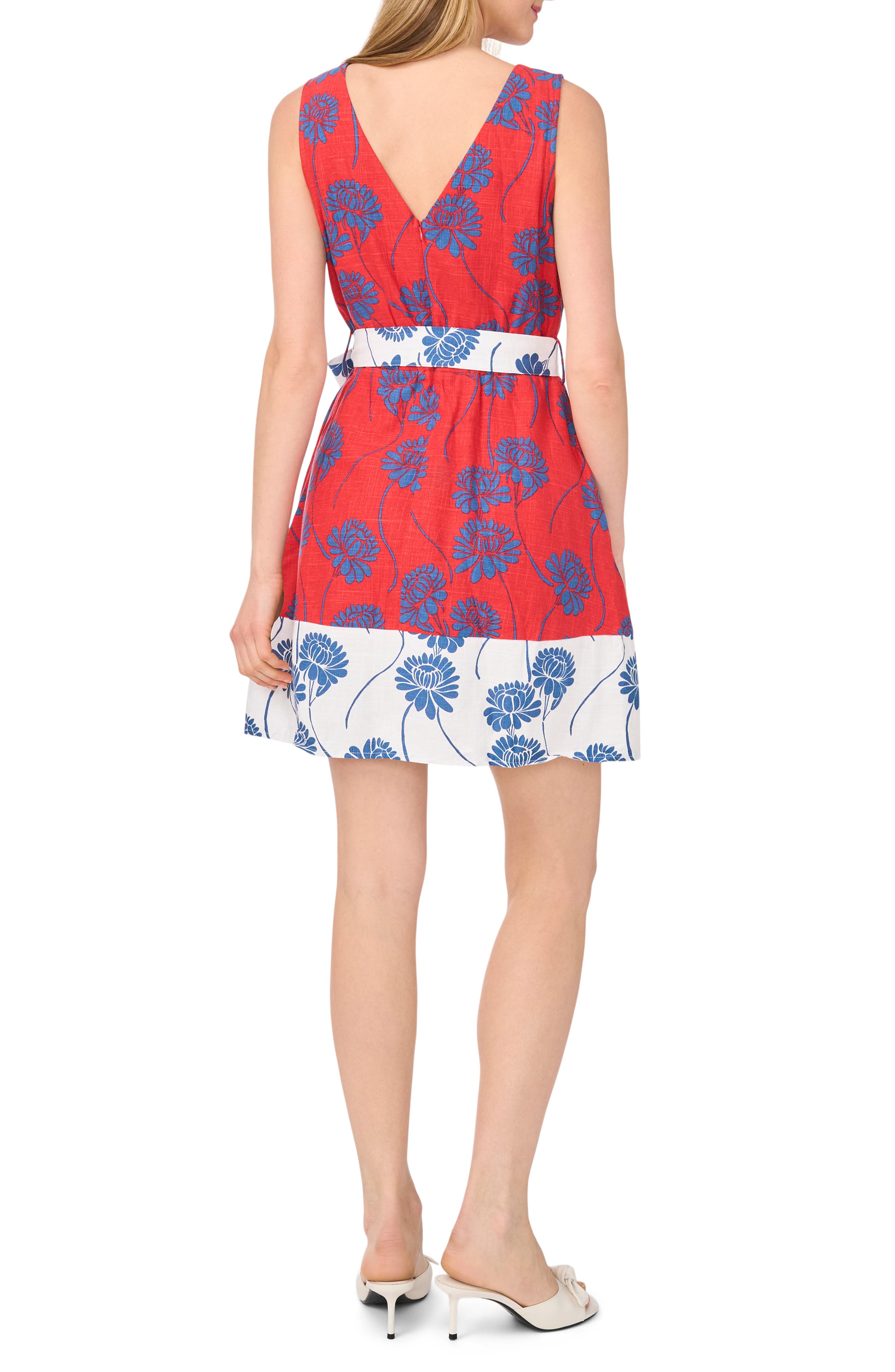 1.STATE Tie Waist Minidress