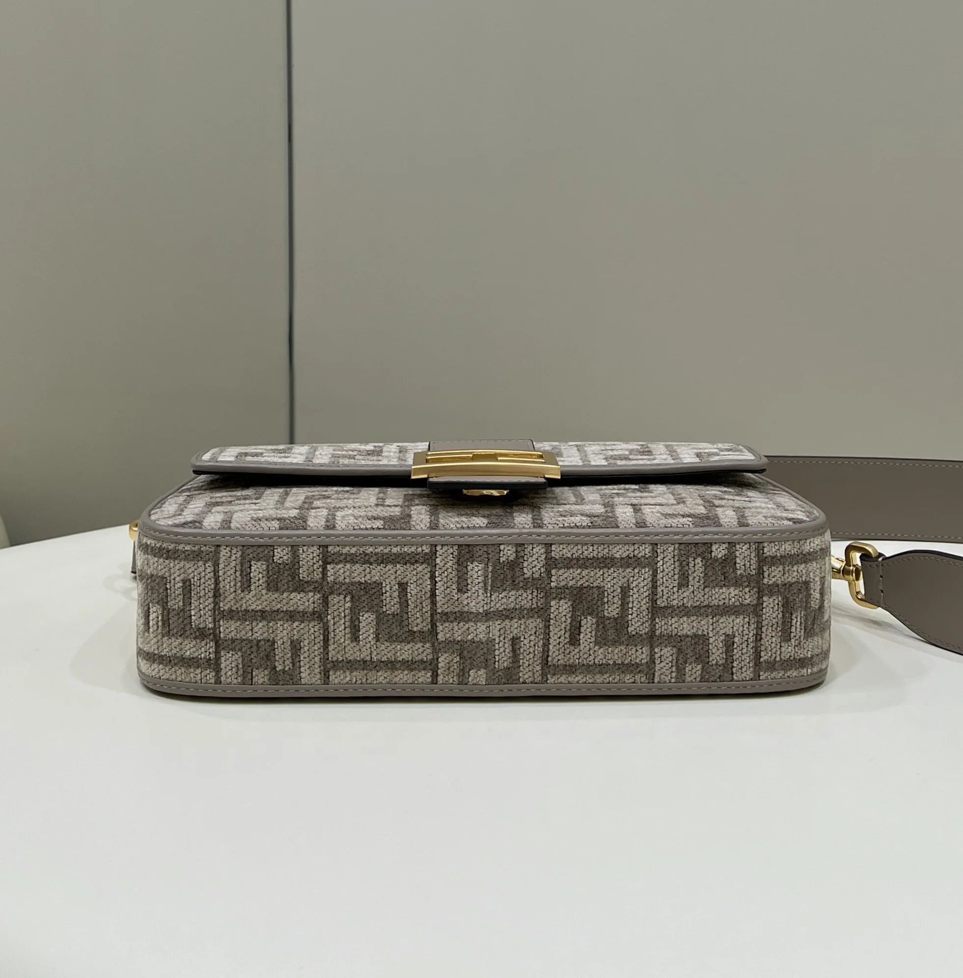 Fendi Suede Leather Baguette Shoulder Bag product photo from LabelPicks