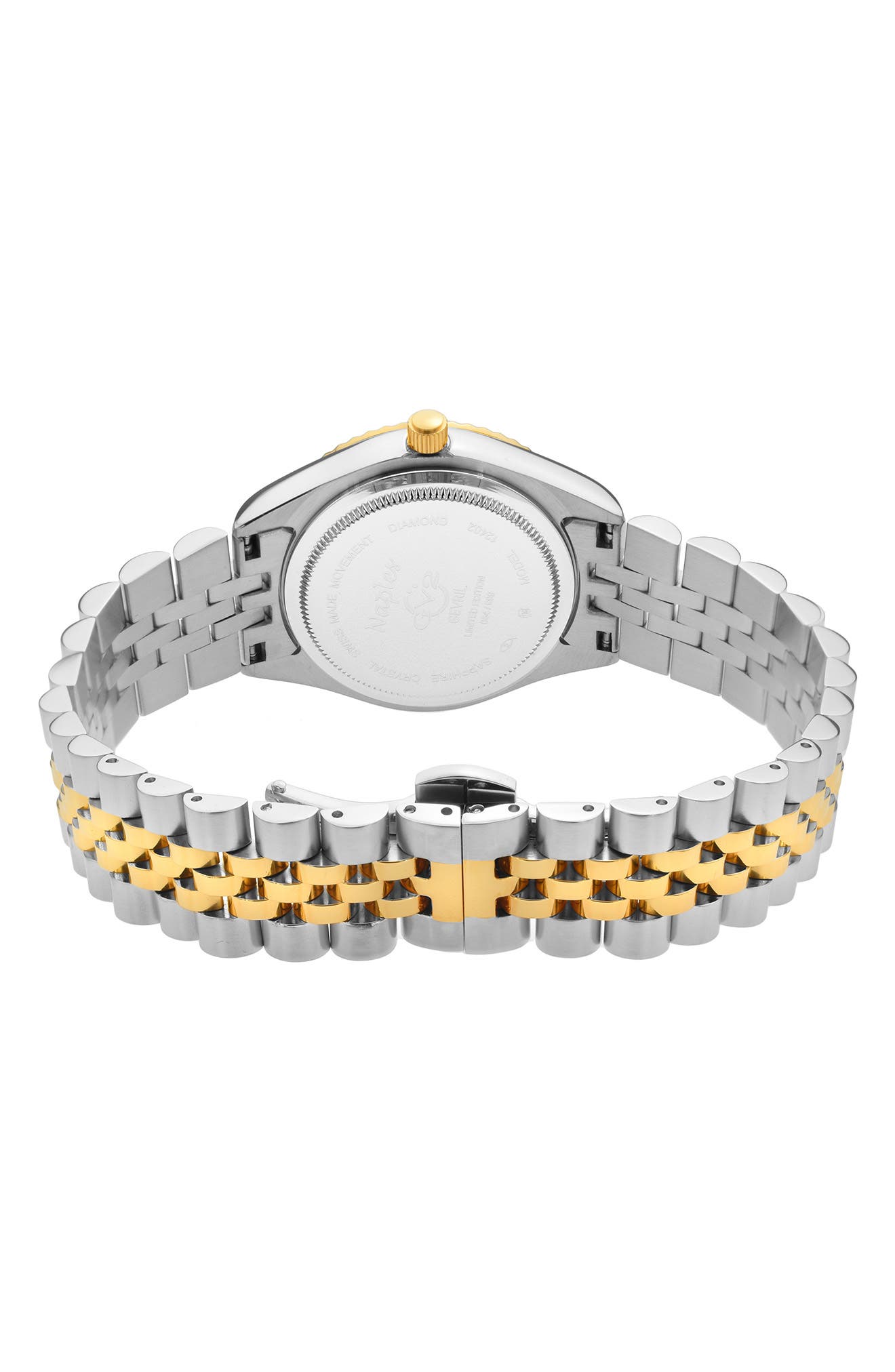 GV2 Naples Two-Tone Diamond Quartz Bracelet Watch, 34mm