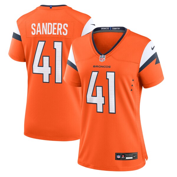 Drew Sanders Denver Broncos Nike Women's Team Game Jersey -  Orange