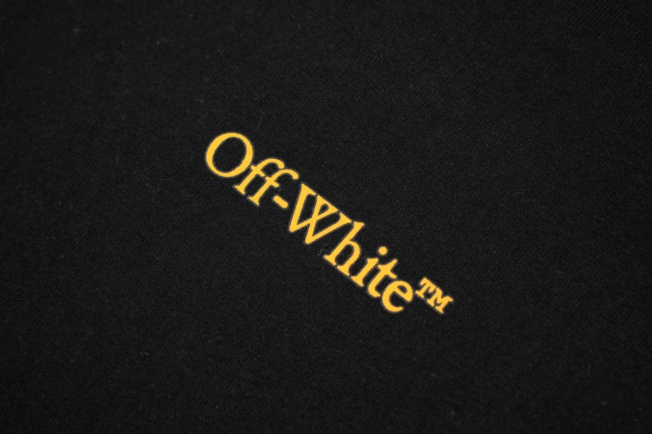 Off-White Black Yellow Measuring Tape Arrow T-Shirt product photo from LabelPicks