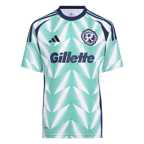 New England Revolution adidas Youth 2025 Eastern White Pine x Flag of New England Replica Custom Jersey - White