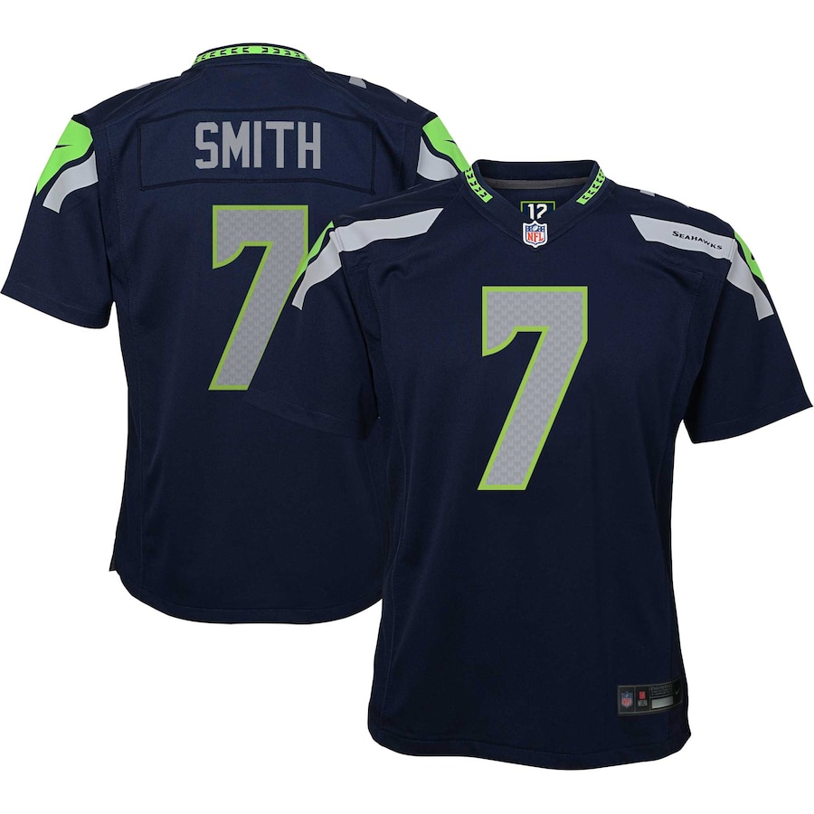 Geno Smith Seattle Seahawks Nike Youth Game Jersey - College Navy