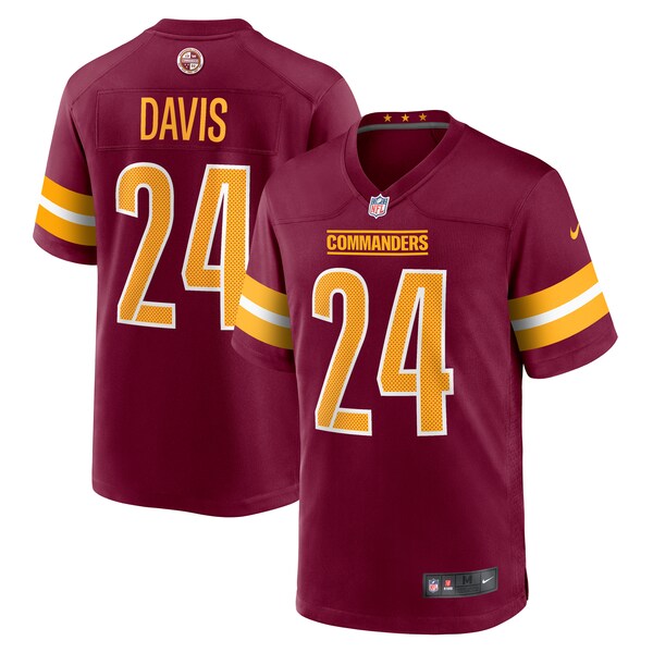 Michael Davis Washington Commanders Nike  Game Jersey -  Burgundy