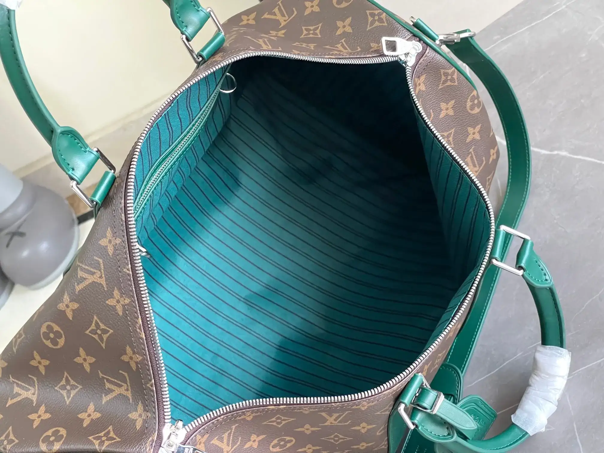 Louis Vuitton Keepall Navy Monogram Canvas Tote Bag product photo from LabelPicks