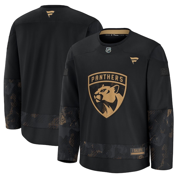 Florida Panthers  2024 Military Appreciation Practice Jersey - Black
