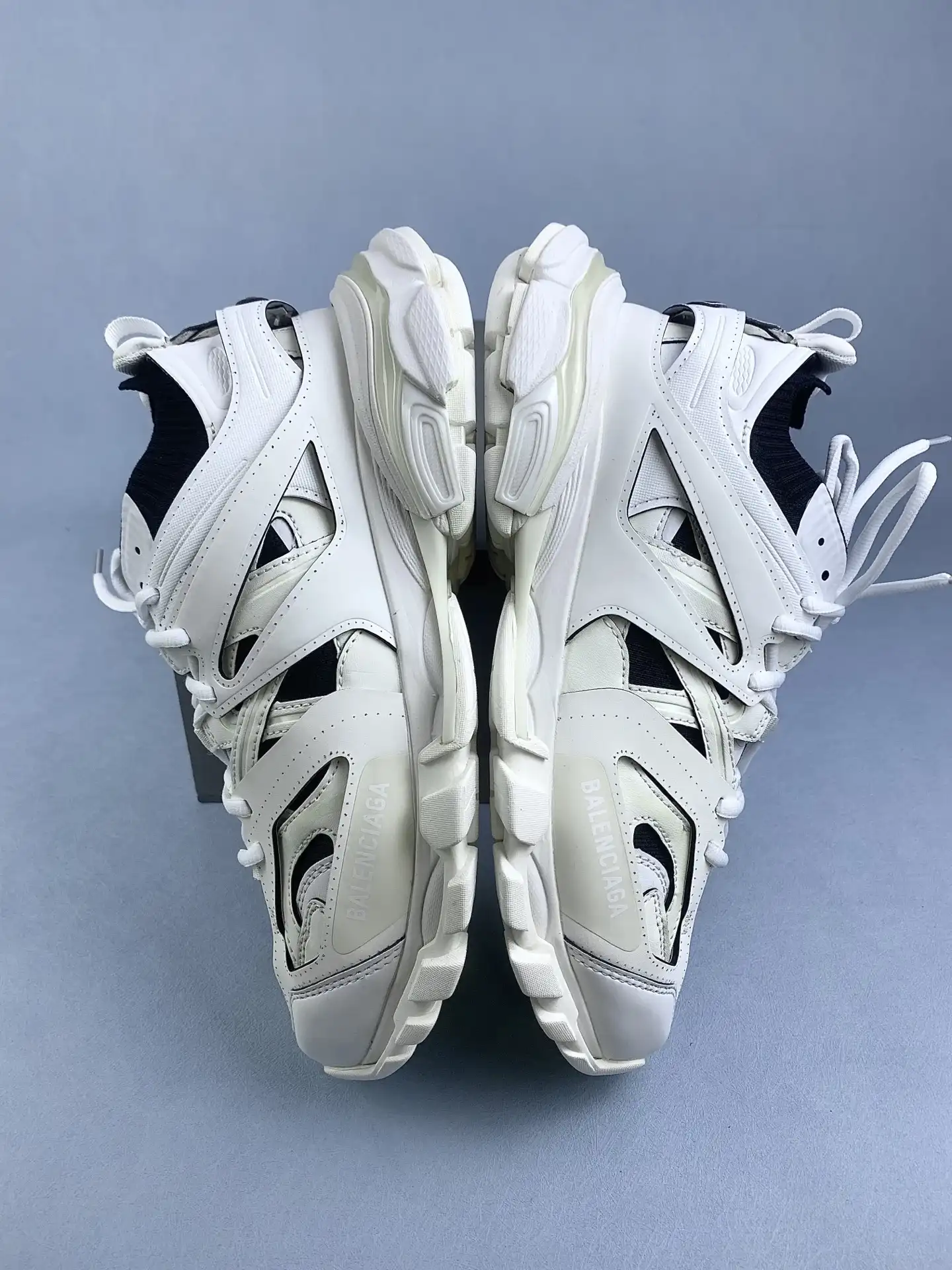 Track Sock Sneaker 'White Black' product photo from LabelPicks