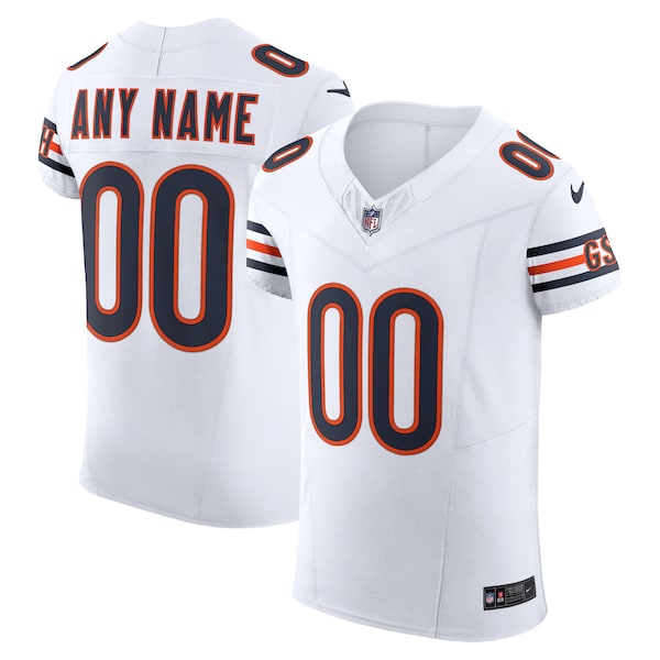 Chicago Bears Nike  Vapor F.U.S.E. Elite Custom Jersey - White