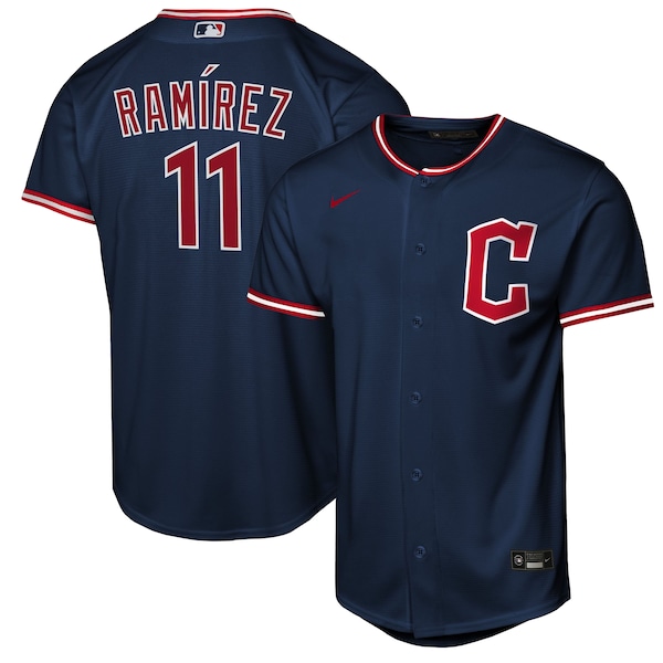 José Ramírez Cleveland Guardians Nike Youth Alternate Replica Player Jersey - Navy