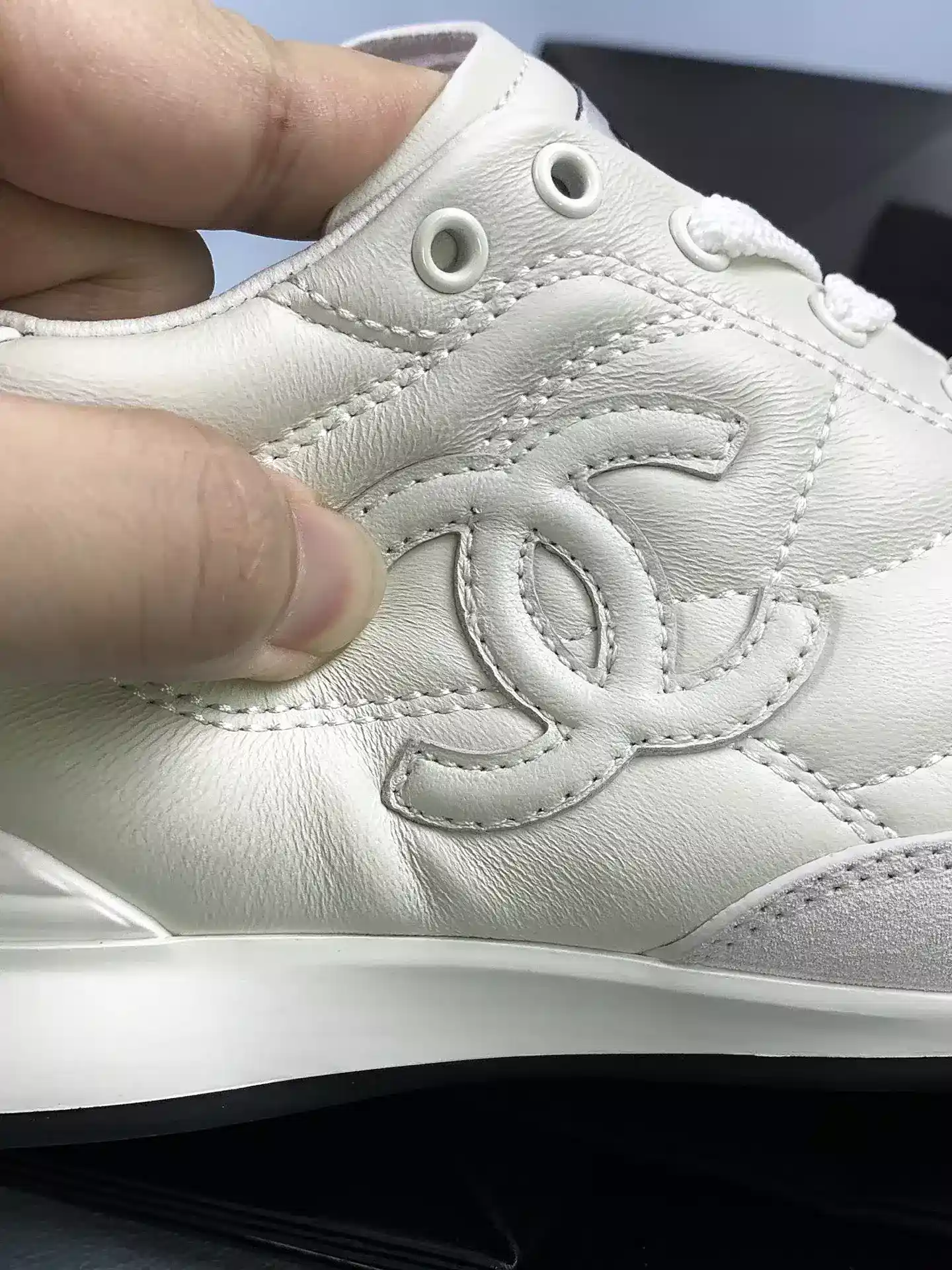CHANEL Sneakers Calfskin & Suede Calfskin product photo from LabelPicks
