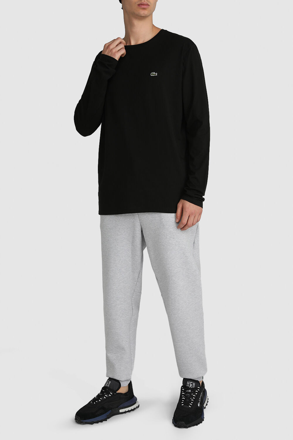 LACOSTE חולצת טי עם שרוולים ארוכים