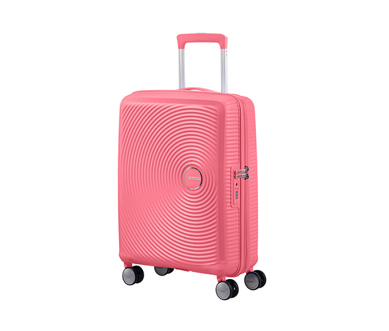 American Tourister Hartschalen-Koffer »Soundbox« Spinner 55, coral red