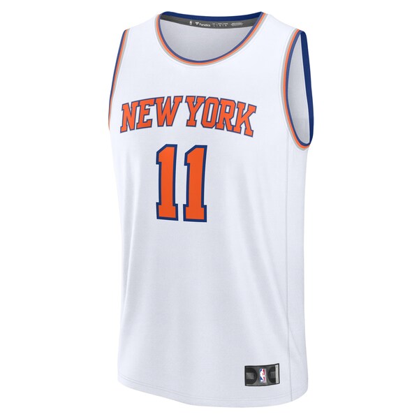 Jalen Brunson New York Knicks  Fast Break Replica Player Jersey - Association Edition - White