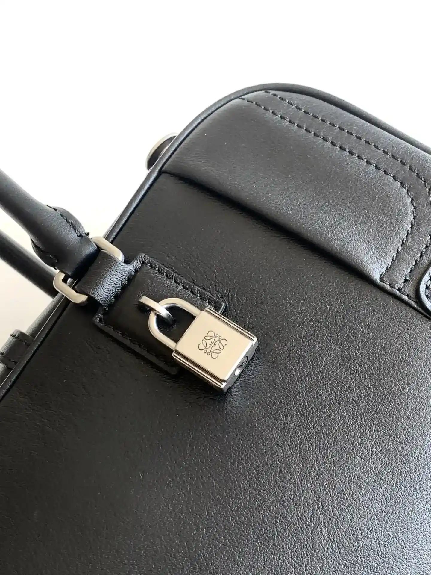 Loewe Black Amazona Calfskin Top Handle Bag product photo from LabelPicks