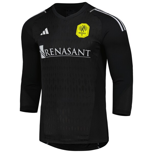 Nashville SC adidas 2024 Goalkeeper Long Sleeve Replica Jersey - Black