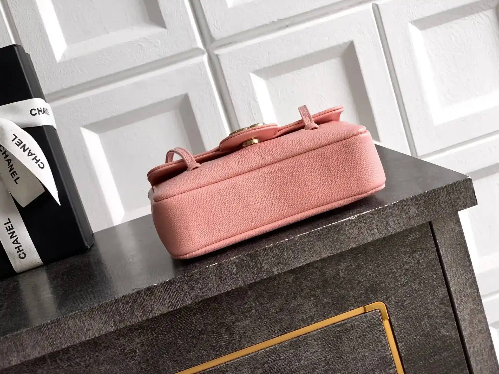Chanel Pink Calfskin Shoulder Bag product photo from LabelPicks