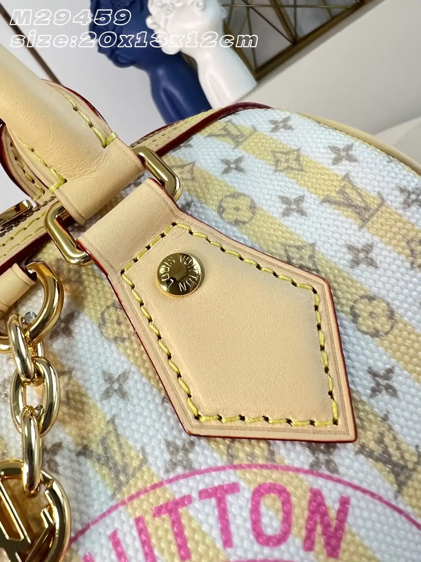 Louis Vuitton Gold Speedy Calfskin Top Handle Bag product photo from LabelPicks