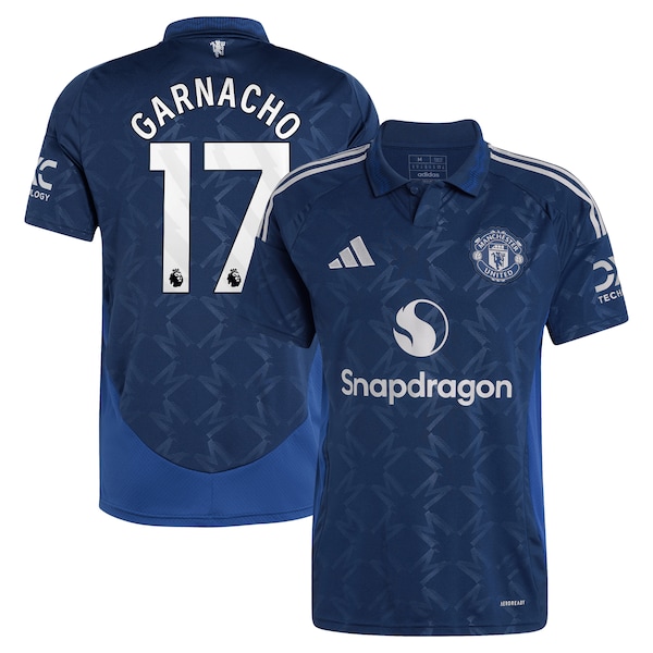Alejandro Garnacho Manchester United adidas 2024/25 Away Replica Player Jersey - Navy