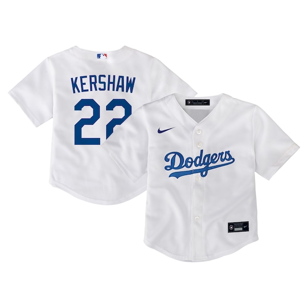 Clayton Kershaw Los Angeles Dodgers Nike Toddler Home Game Jersey - White