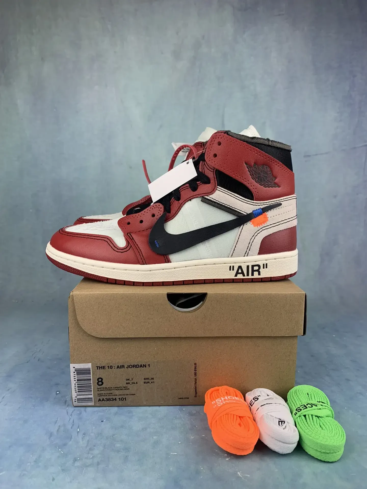 Off-White x Air Jordan 1 “Chicago” Shoes product photo from LabelPicks