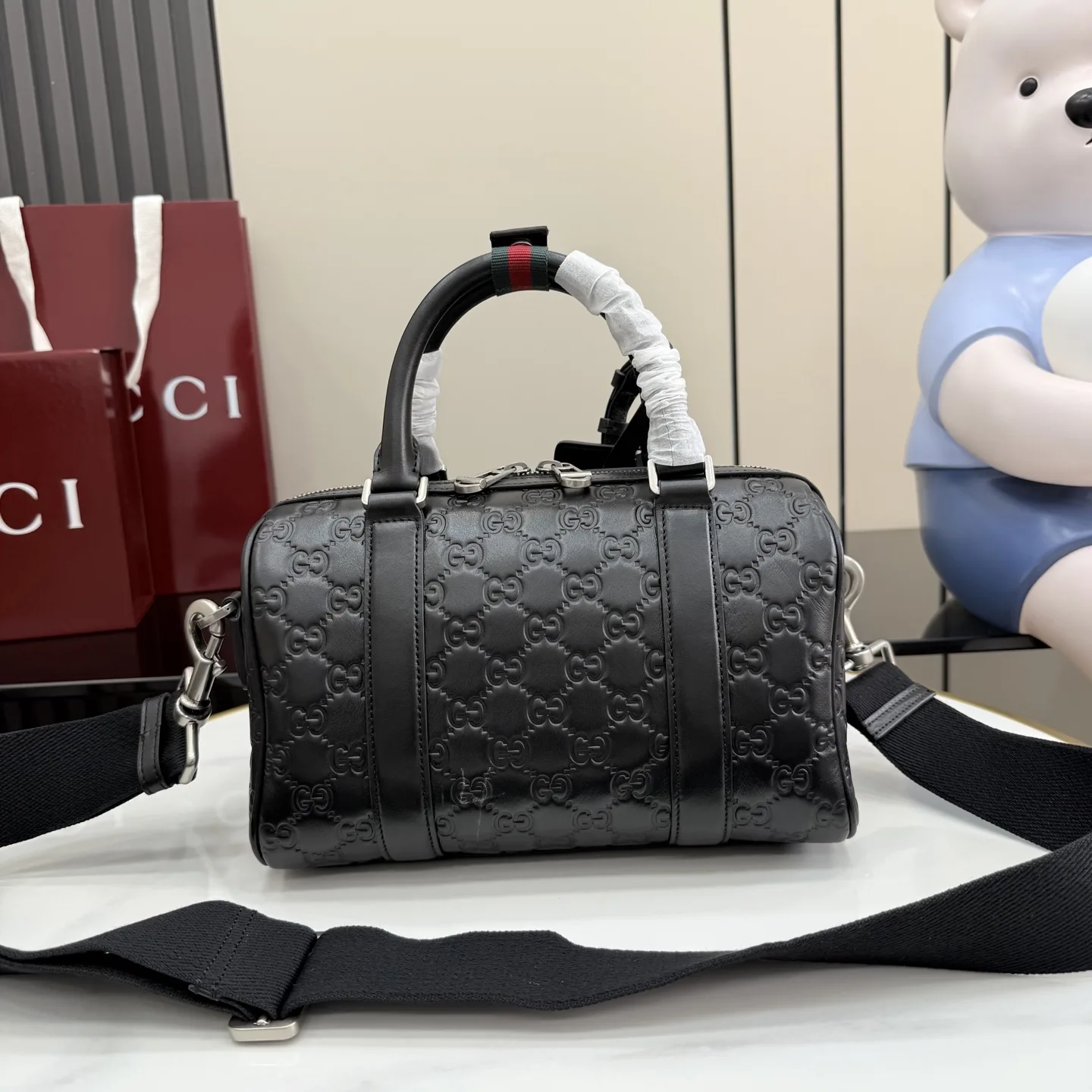 Gucci Black Smooth Leather Top Handle Bag product photo from LabelPicks