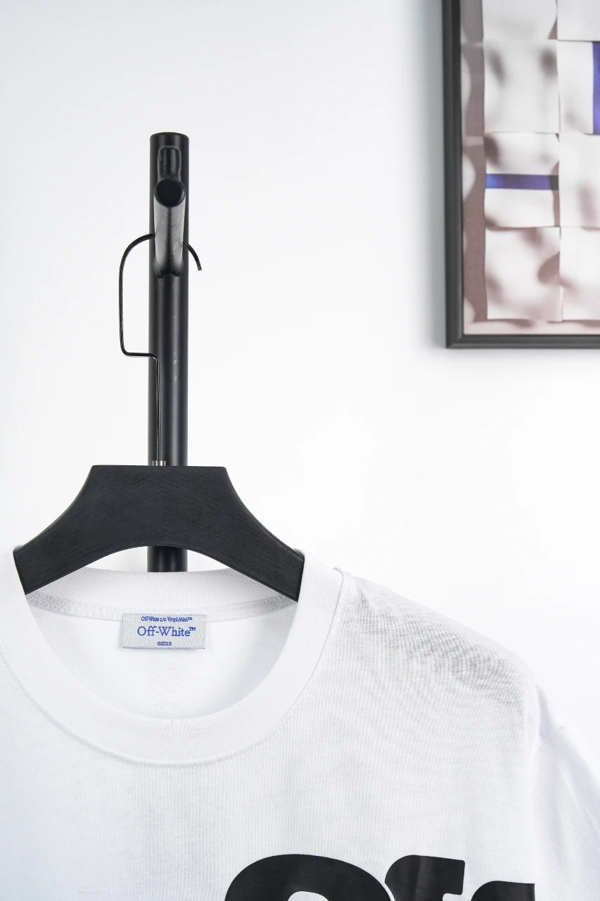 Off-White White Bold Letter Logo T-Shirt product photo from LabelPicks
