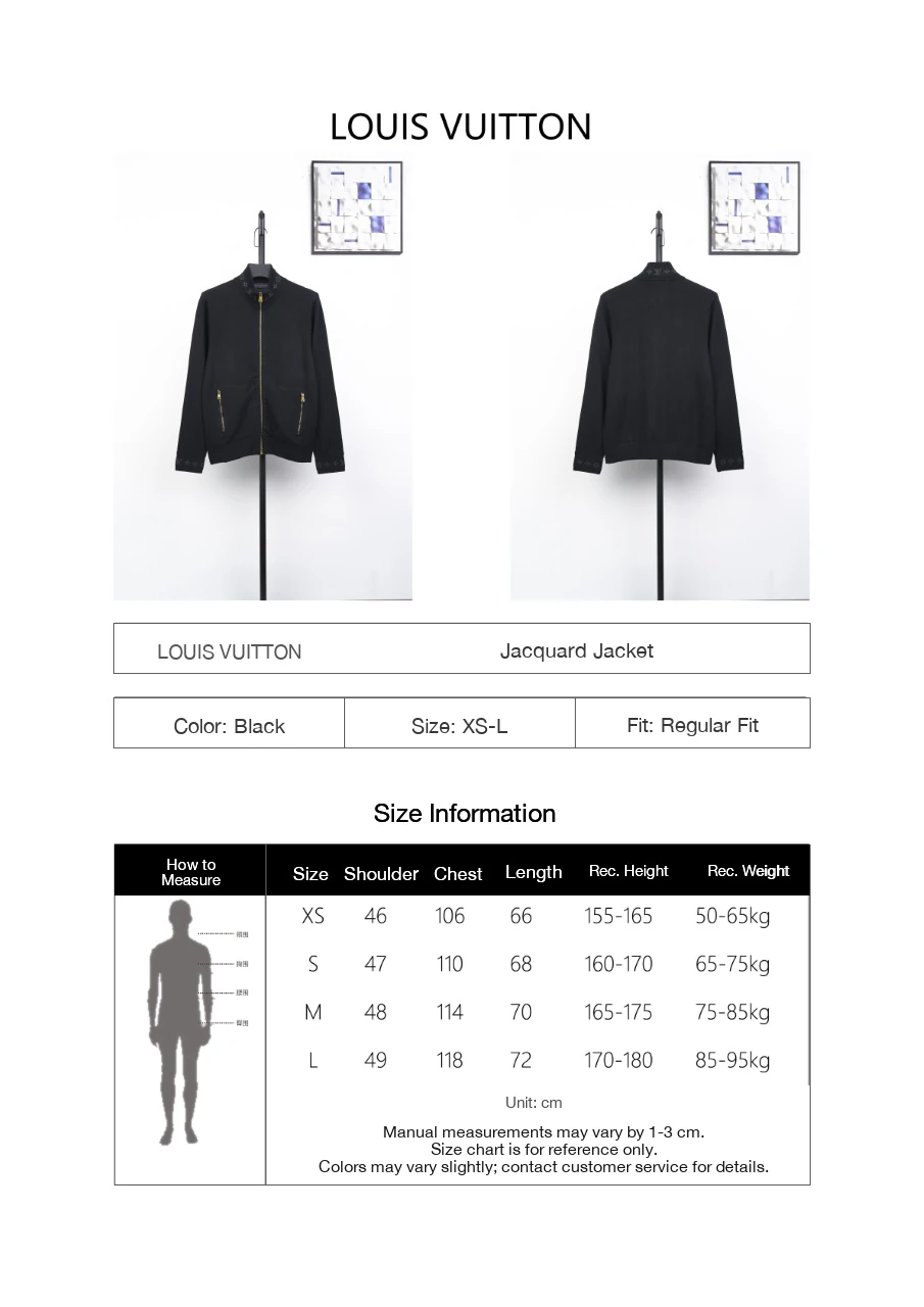 Louis Vuitton Black Jacquard Cuff Knit Zip Jacket product photo from LabelPicks