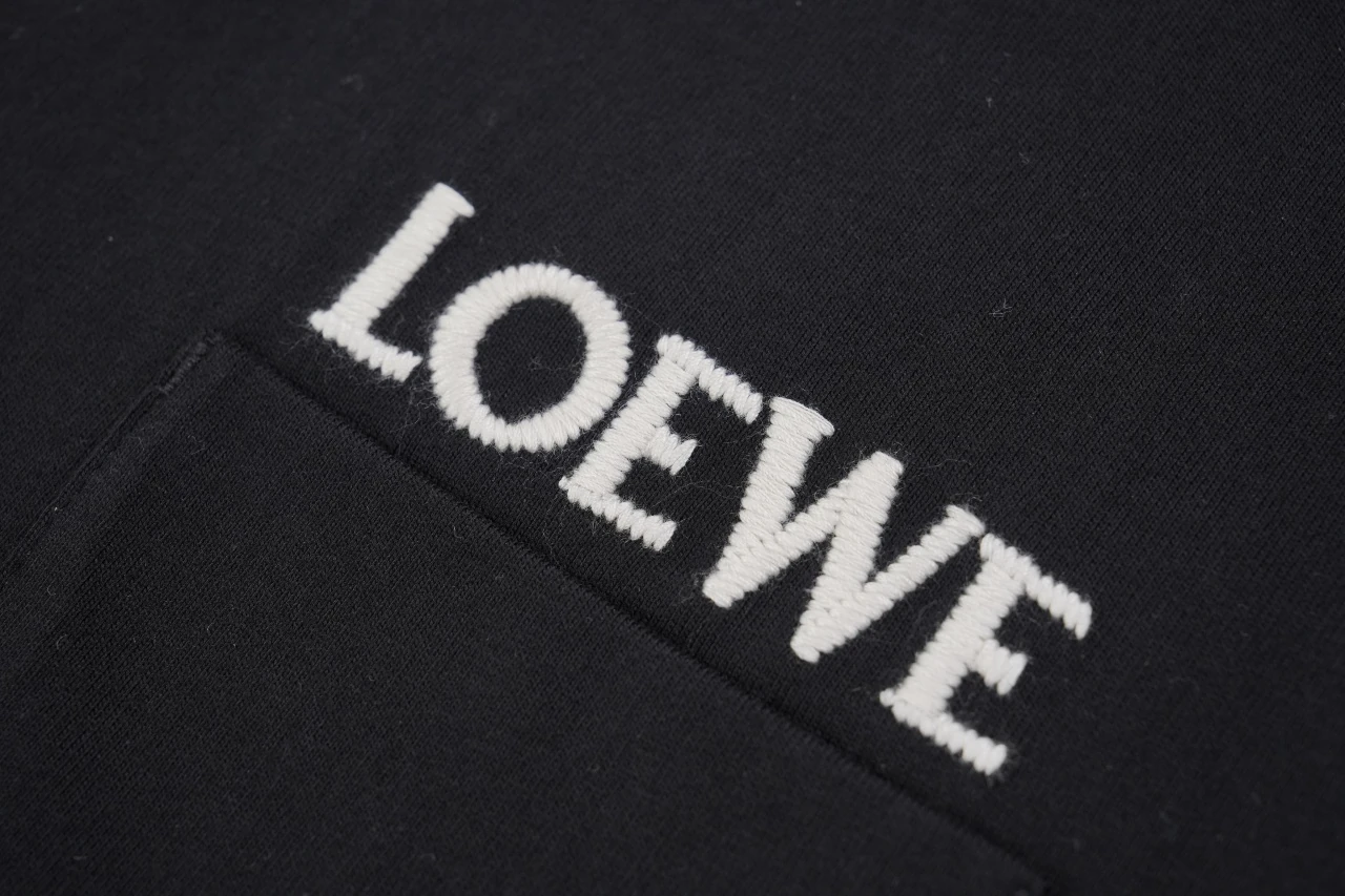 LOEWE Black Pocket Logo Letter T-Shirt product photo from LabelPicks
