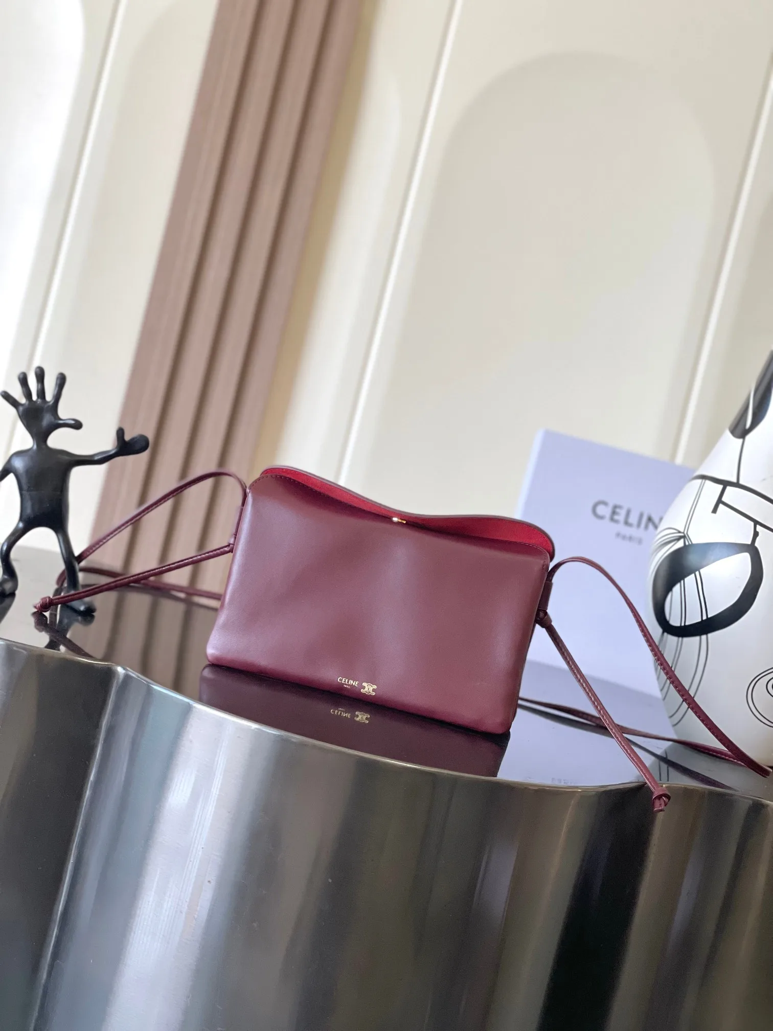 Celine Lambskin Triomphe Crossbody Bag product photo from LabelPicks