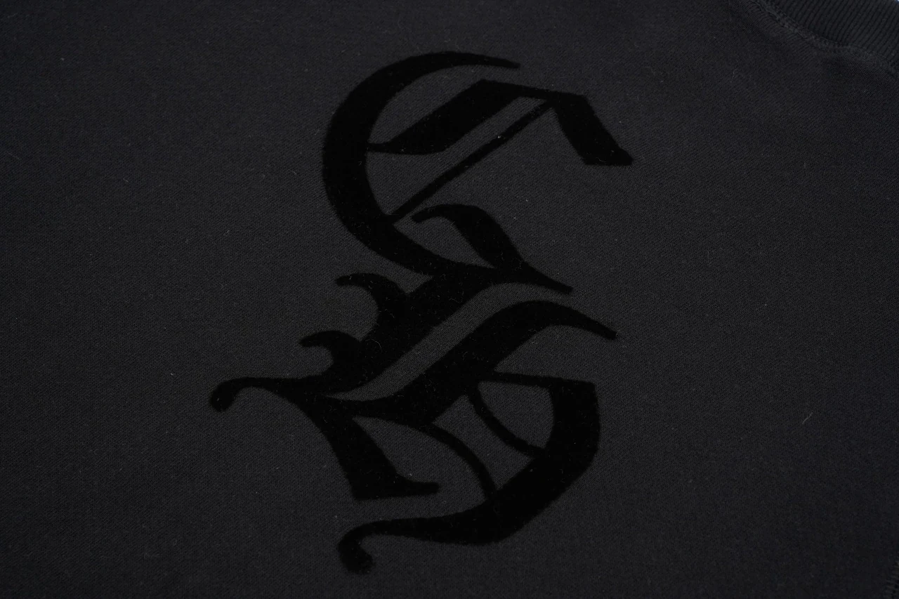 Chrome Hearts Black Flocked Cross Pullover Sweatshirt product photo from LabelPicks