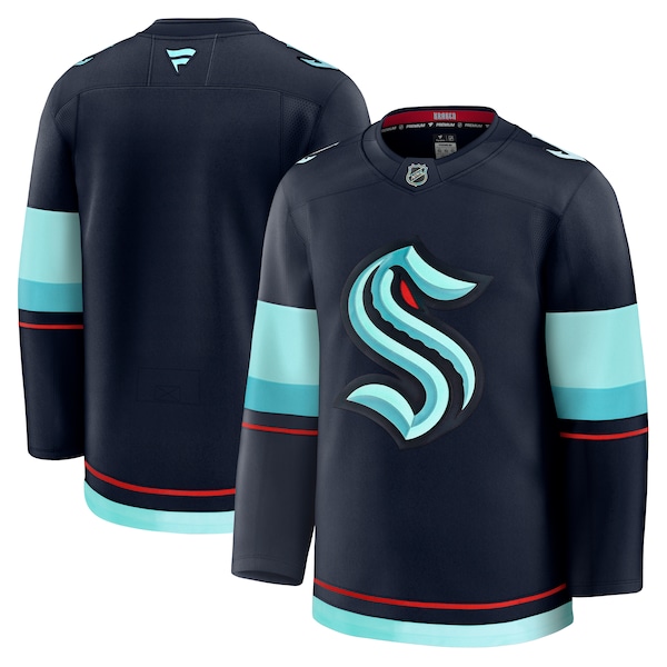 Seattle Kraken  Home Premium Jersey - Deep Sea Blue/White