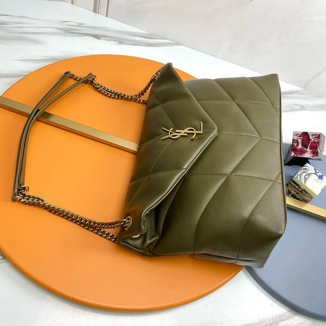 Saint Laurent Loulou Silver Quilted Leather Shoulder Bag product photo from LabelPicks