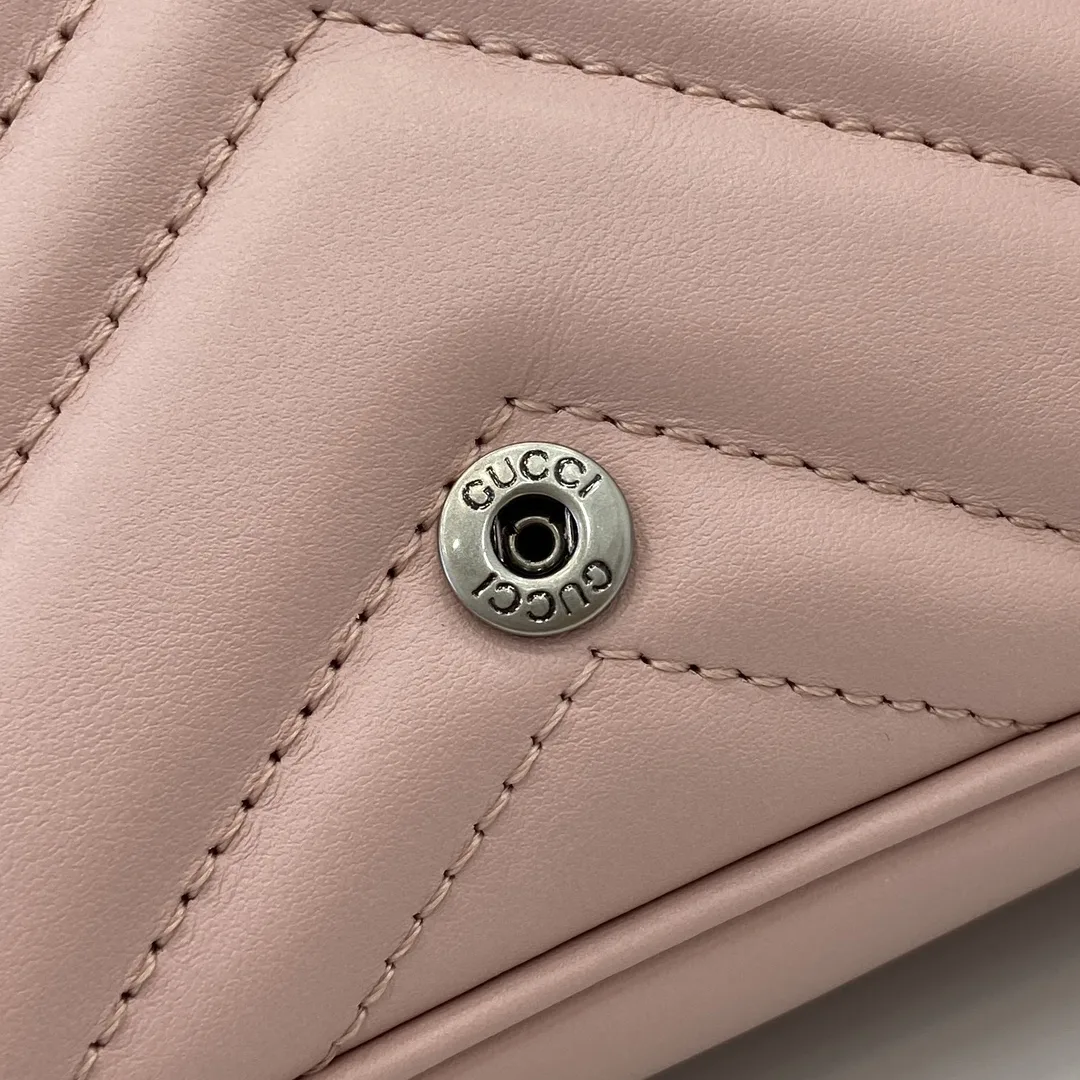 Gucci Pink Marmont Quilted Leather Shoulder Bag product photo from LabelPicks