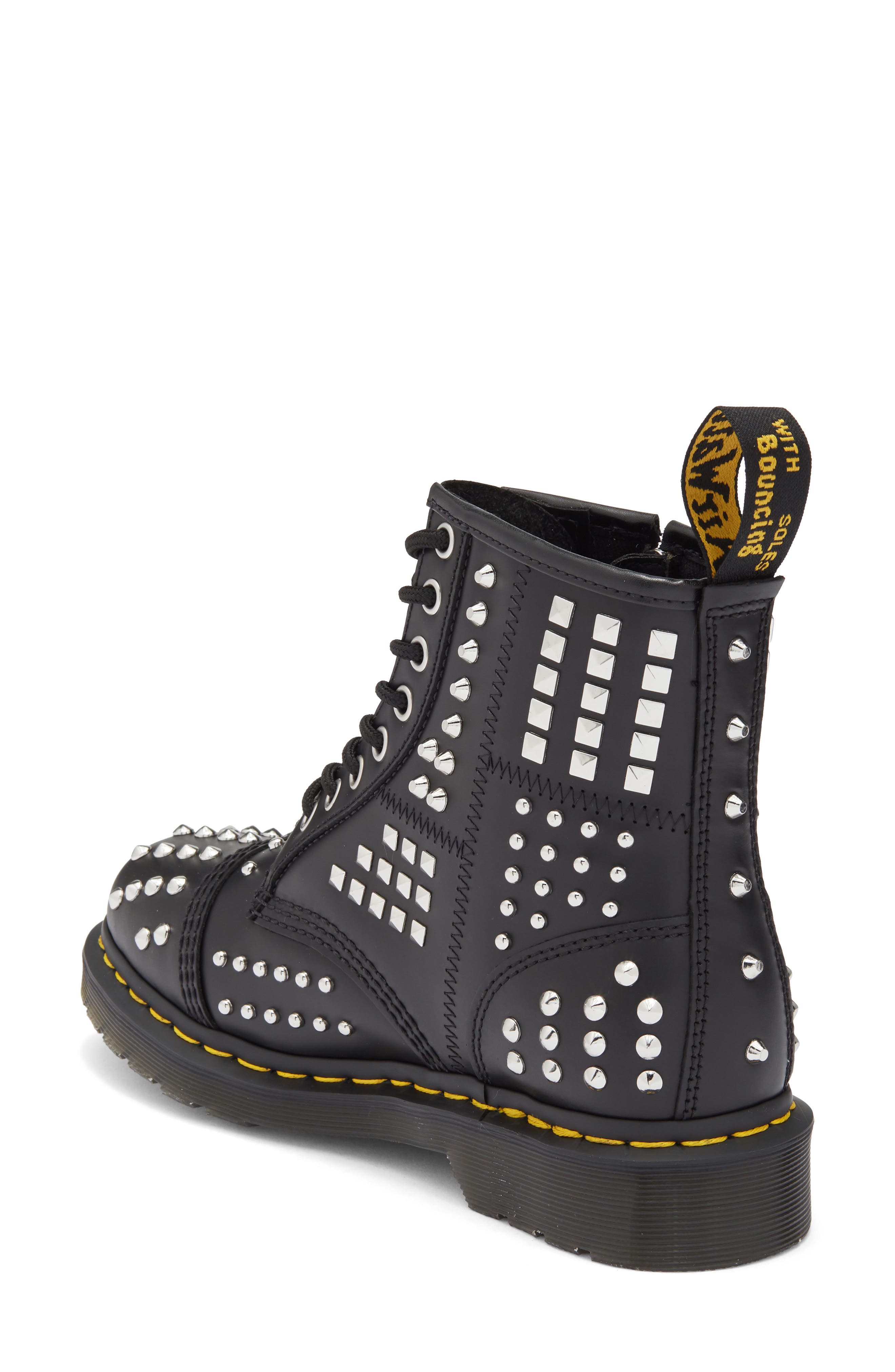 Dr. Martens 1460 Black Atlas Studded Boot