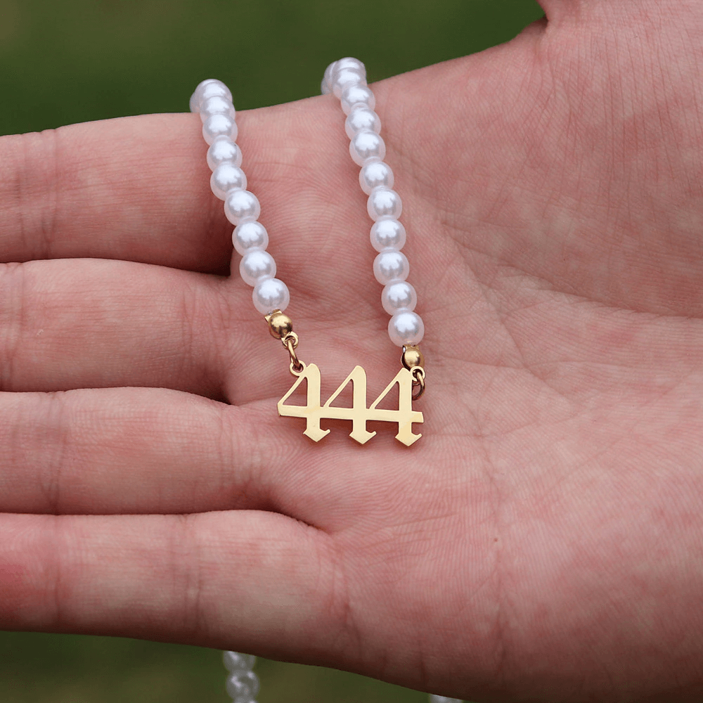 Angel Pearl Number Necklaces 111-999